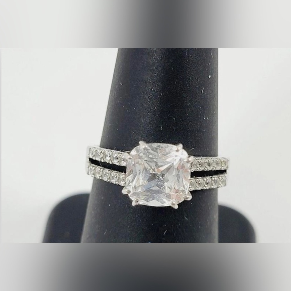Colorless Sapphire 925 Ring